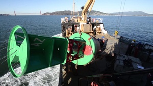 USCGC George Cobb maintains buoys in San Francisco Bay