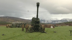 Trident Juncture 18 - 1minutenewsbreak - Echo Battery artillery set up
