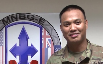 Ssg Alnor Cabonce gives a shoutout to the Green Bay Packers and family