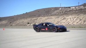 Sports Car Club of America vehicle safety awareness event Camp Pendleton (B-Roll)