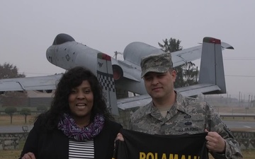 MSgt White &amp; Mrs. Barber-White - Pittsburgh Steelers NFL Shout-out