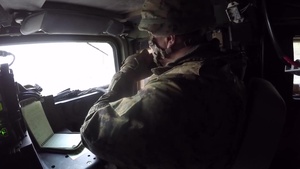 U.S. Marines with Transportation Services Company Convoy to Fossmoan, Norway