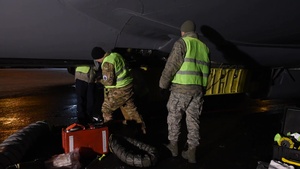 100 ARW Maintainers Working at Night During Trident Juncture 18