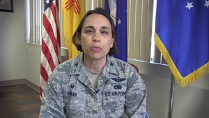 Col Sablan Greets the 150th Special Operations Wing for November Drill