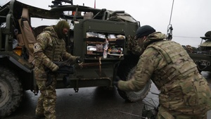 TRIDENT JUNCTURE 2018 - UK Forces Conduct Amphibious Assault with French Landing Craft