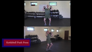 Double Kettlebell Push Press