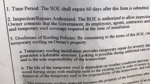 Operation Blue Roof ROE Assessment Process