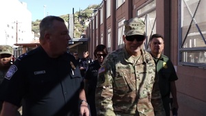 Lt. Gen. Jeffrey S. Buchanan Visits the Border Towns - B-Roll
