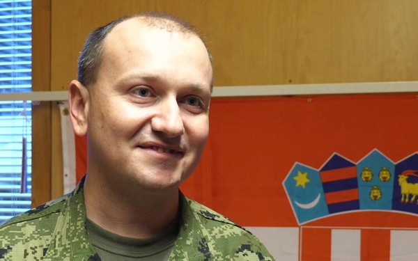 TRIDENT JUNCTURE 2018 - Interview with Croatian Communication Information Systems Officer during Trident Juncture 18