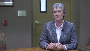 Secretary of the Air Force interview at Beale
