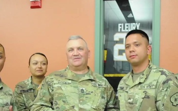 Nevada National Guard Group Shout Out for Golden Knights