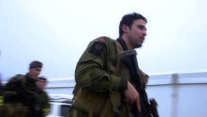 Marines, Corpsmen and Norwegian Troops Conduct Drills During Trident Juncture