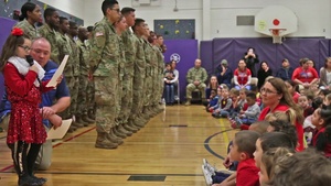 10th Mountain Division Soldiers are Special Guests at Watertown School's Veterans Day Celebration