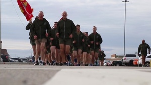 U.S. Marine Corps Forces Command Conducts 243rd birthday Run