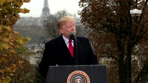 President Trump Attends the American Commemoration Ceremony