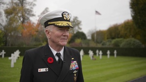 Admiral James G. Foggo III Interview - WWI Commemaration Ceremony Veterans Day 2018