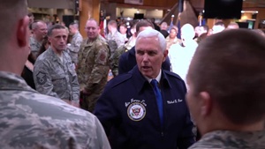 Vice President of the United States Mike Pence Visits JBER