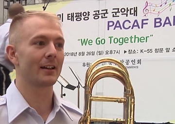 PACAF Band Visits Songtan