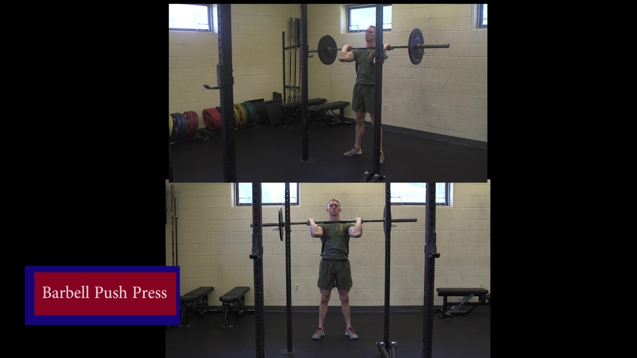 Push Jerk Barbell