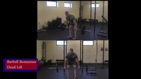 Barbell Romanian Deadlift