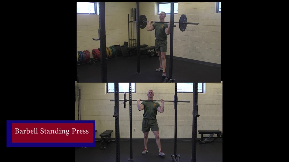 DVIDS - Video - Barbell Standing Press