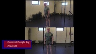 Dumbbell Single Leg Deadlift