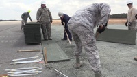 ERDC, NAVAIR and USAF have constructed an AM-2 VTOL pad