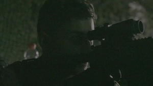 U.S. Marines and Sailors with Combat Logistics Company 36 conduct a Marine Corps Battle Skills Test