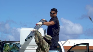B-Roll tent set up and delivery - Super Typhoon Yutu Relief