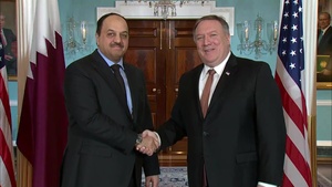 Secretary Pompeo meets with Qatari Deputy Prime Minister and Minister of State for Defense Affairs