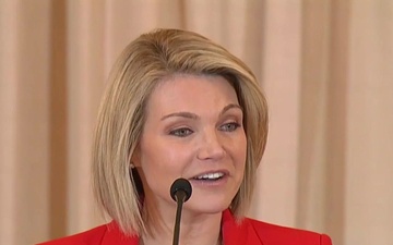 Spokesperson Heather Nauert delivers remarks at the Associates of the American Foreign Service Worldwide