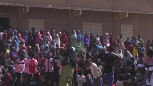 Civil Affairs Team 203 Donate Desks in Agadez, Niger.