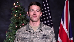 Senior Airmen Rihlen Mital Christmas Greeting - Bettendorf, Iowa