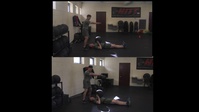Med Ball Lying Chest Throw