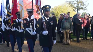 Veterans Day Ceremony at Madingley American Cemetary- BROLL