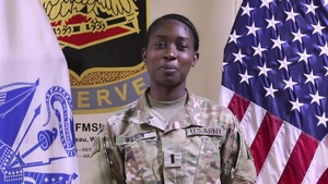 1st Lt. Desiree Wilson Thanksgiving Shoutout