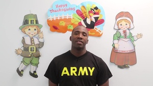 Spc. John Logan Thanksgiving Shoutout
