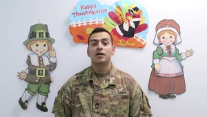 Master Sgt. Christopher Toledo Thanksgiving Shoutout