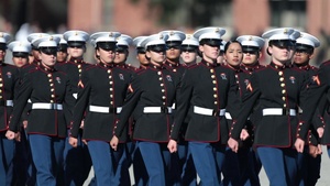 November Company becomes first company to graduate in new female Dress Blue Coat B-Roll