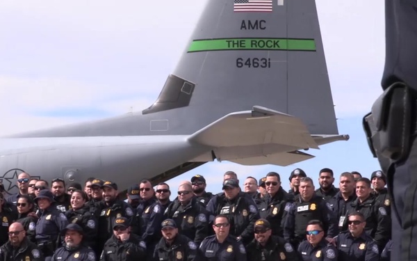 CBP officers from South Texas deploy to Operation Secure Line