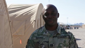 Cpt. Brown gives a Thanksgiving Shout Out