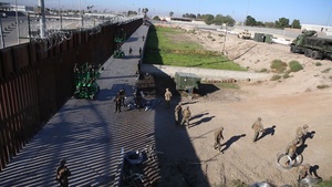 U.S. Marines assist CBP with Border Support