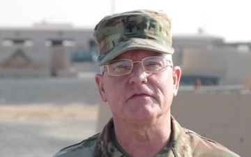 Col. Tim Walls sends a greeting from Kuwait