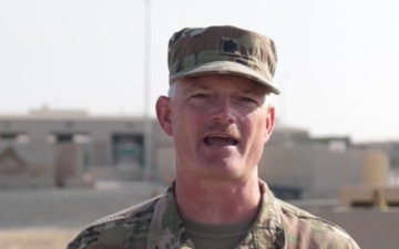 Lt. Col. Paul Sarver sends greetings from Kuwait