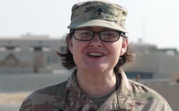 Col. Terri Jones sends greetings from Kuwait