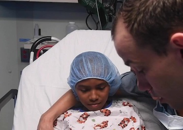 Surgeons Aboard the USNS Comfort Perform Surgery to Remove Extra Digits from a Patients Hand