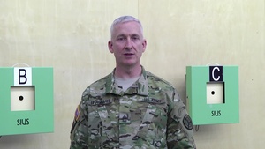 Sfc. Eric Uptagrafft sends his Holiday greetings to Spokane, WA