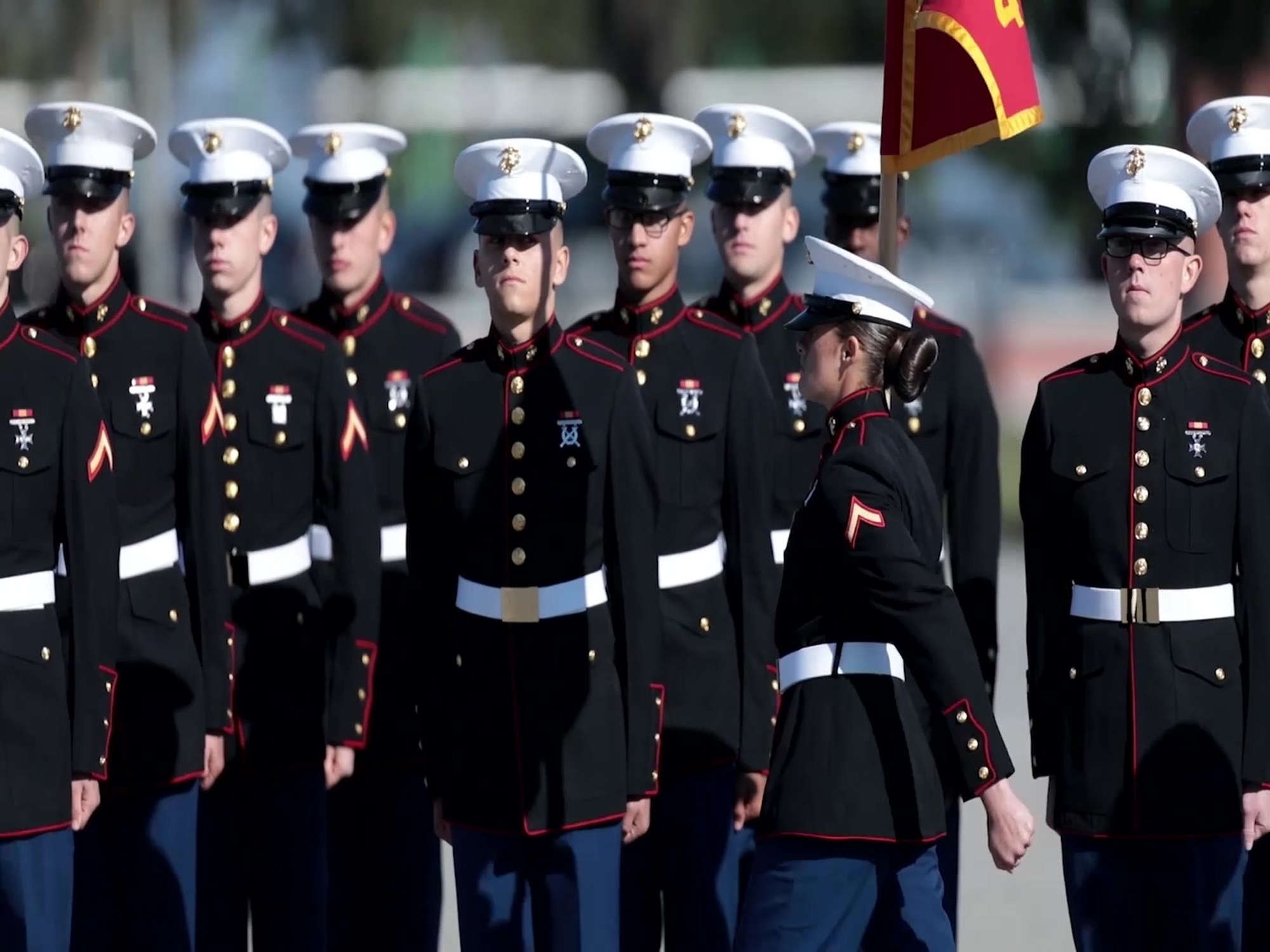 US Marine Corps Duty Belt with EGA