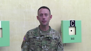 Sfc. Hank Gray says Happy Holidays - GMA