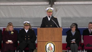 Commissioning Ceremony of USS Sioux City LCS-11 (w/lwr 3rds)